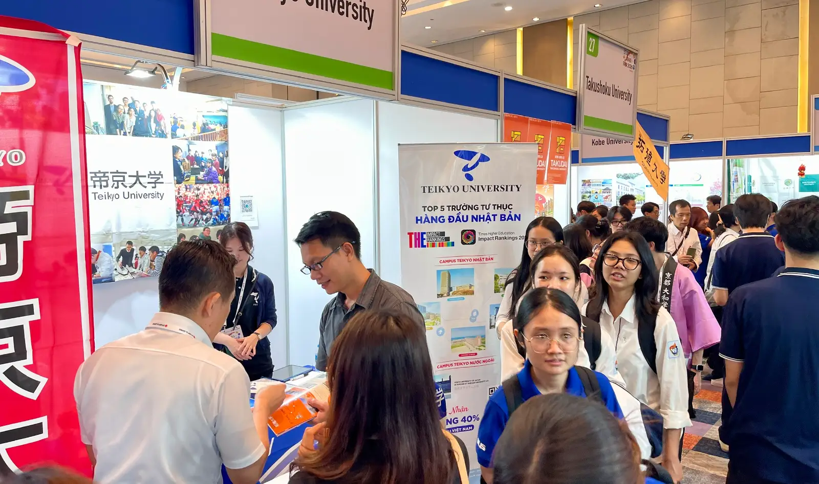 [STUDY IN JAPAN FAIR 2026] GIAN HÀNG ĐẠI HỌC TEIKYO TẠI SỰ KIỆN: TÂM ĐIỂM THU HÚT ĐÔNG ĐẢO HỌC SINH VÀ PHỤ HUYNH