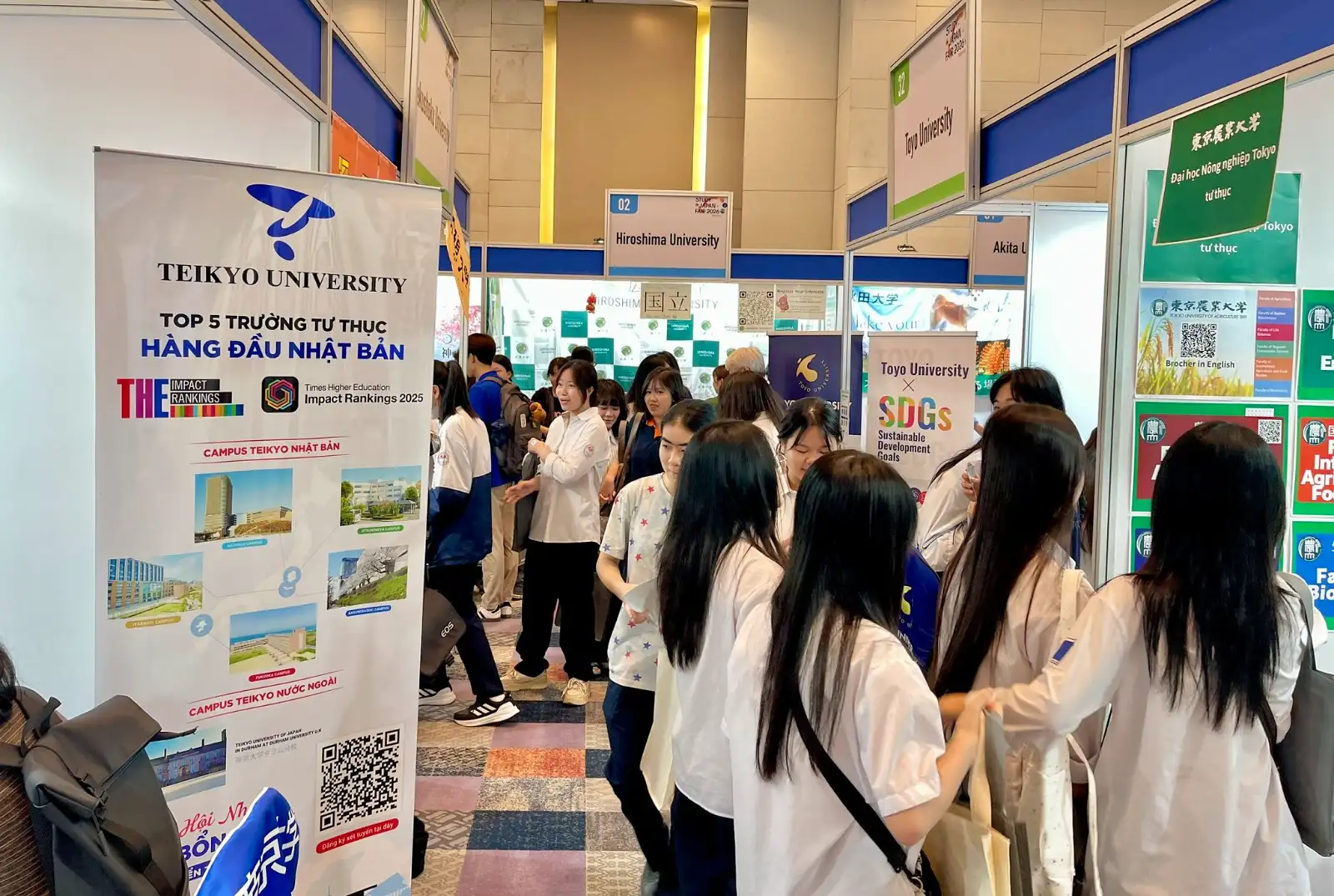 [STUDY IN JAPAN FAIR 2026] GIAN HÀNG ĐẠI HỌC TEIKYO TẠI SỰ KIỆN: TÂM ĐIỂM THU HÚT ĐÔNG ĐẢO HỌC SINH VÀ PHỤ HUYNH