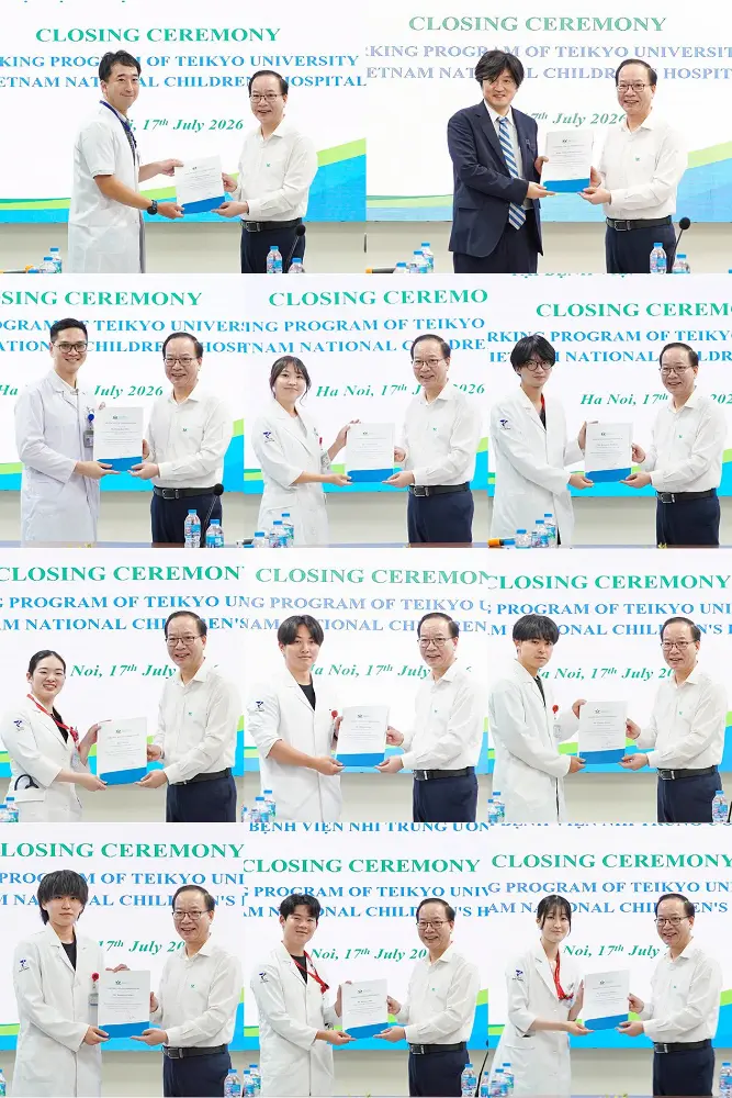 🌟 Tự hào hành trình bước ra thế giới: Sinh viên Y khoa Đại học Teikyo và tuần lễ thực tập lâm sàng bứt phá tại Bệnh viện Nhi Trung ương Việt Nam