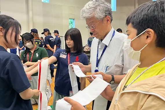 CLB Nghiên cứu ELS Đại học Teikyo Tham Gia Diễn Tập Phòng Chống Thiên Tai Vùng Itabashi