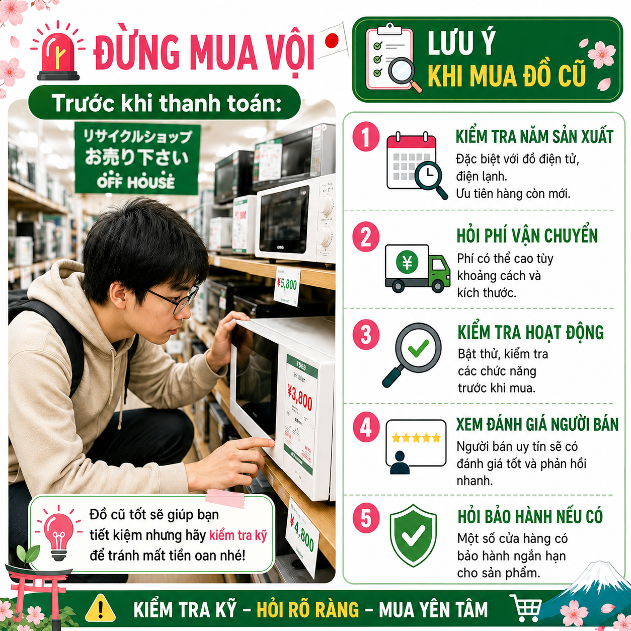 🇯🇵 MỚI SANG NHẬT ĐỪNG VỘI MUA ĐỒ MỚI! LƯU NGAY BÍ KÍP SẮM ĐỒ VỪA XỊN VỪA RẺ! 💸